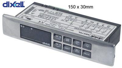 Elektronikreglering 230V Installationsdimensioner 150x30mm NTC/PTC -montering Byggd -i version Relä