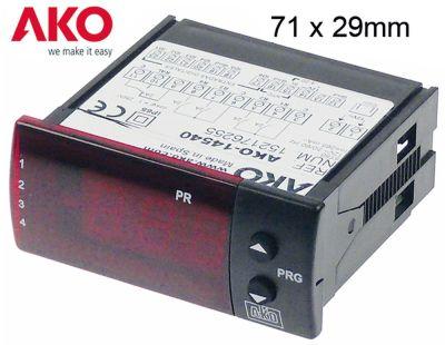 Elektronikjustering 12V Installationsdimensioner 71x29mm NTC/4-20MA Reläutgångar 5 Intressversion Di -