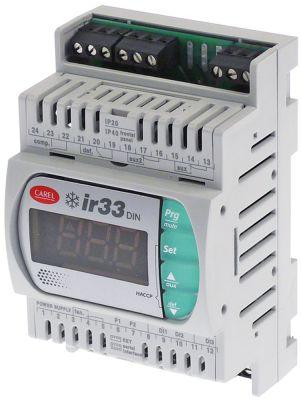 Elektronikjustering 115-230V Installationsdimensioner -MM NTC MONTERING DIN-RAIL RELAY UTGÅNG 4 DN33C0H