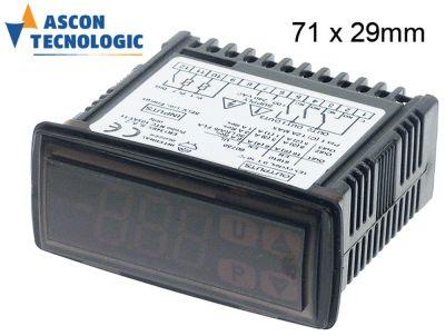 Elektronikregler 100-240V Installationsdimensioner 71x29mm NTC/PTC