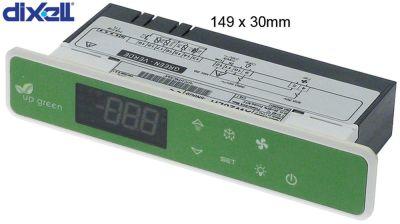 Elektronikreglering 230V Installationsdimensioner 149x30mm NTC -montering Byggd -i version XW20LH D