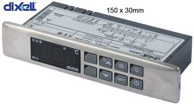 Elektronikreglering 230V Installationsdimensioner 150x30mm NTC/PTC -montering Byggd -i version Relä