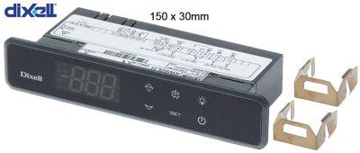 Elektronikreglering 230V Installationsdimensioner 150x30mm NTC/PTC -montering Byggd -i version Relä