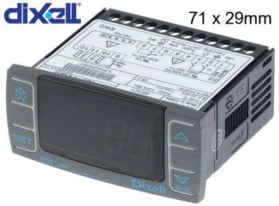 Elektronikreglering pick-up dimensioner 71x29mm montering av inbyggd version XR06CX-5R1C1 DIXELL