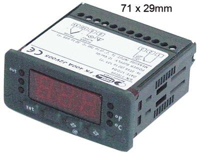 Elektronikjustering 12V Installationsdimensioner 71x29mm TC (J, K) Montering av inbyggd -in -version