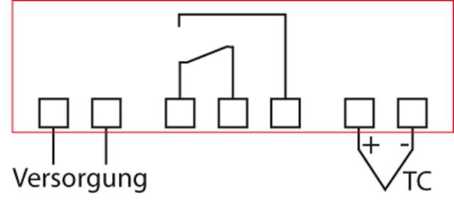 Elektronikreglering 230V Installationsdimensioner 45x45mm TC/J Reläutgångar 1 Reläets topppunktskontroll