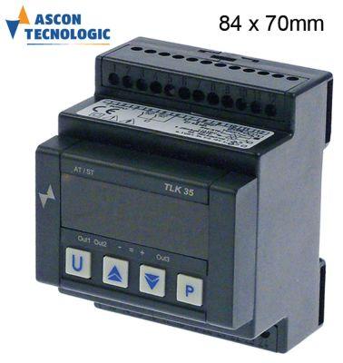 Elektronikregler 100-240V Installationsdimensioner 70x84mm PT100/TC (J, K)