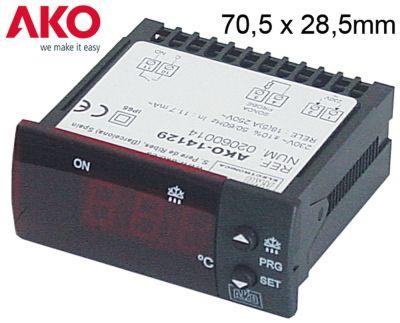 Elektronikregler 230V Installationsdimensioner 70,5x28,5mm NTC/PTC