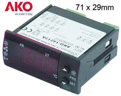 Elektronikjustering 12V Installationsdimensioner 71x29mm NTC -montering Byggd -in Version Reläutgångar 2