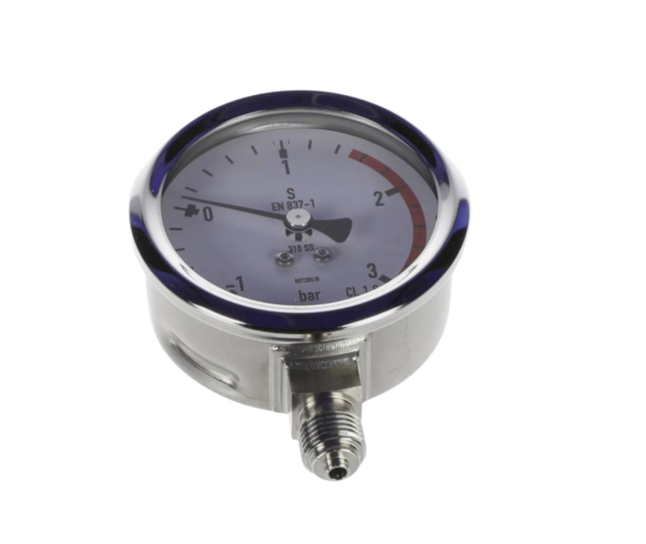 Manometer -1 till 3 bar, Metos