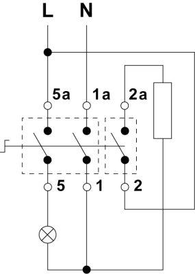 Energiregulator 230V 16A nr. Vänd riktning vänster Operation Switch 2-polig