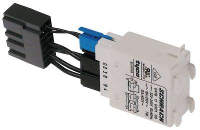 Effektrelä 230VAC 16A 2-polig med adapter