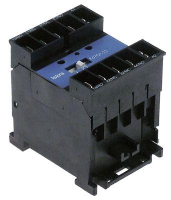 Auxiliary Contactor 230VAC Anslutning Flat Sticks 6.3 mm AC15 4A AC1 16A Kontakter 2NO/2NC