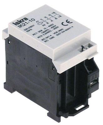 Installationskontaktor AC1 20A Huvudkontakter 4No Type IK21-10 230V (AC3/400V) 15KW
