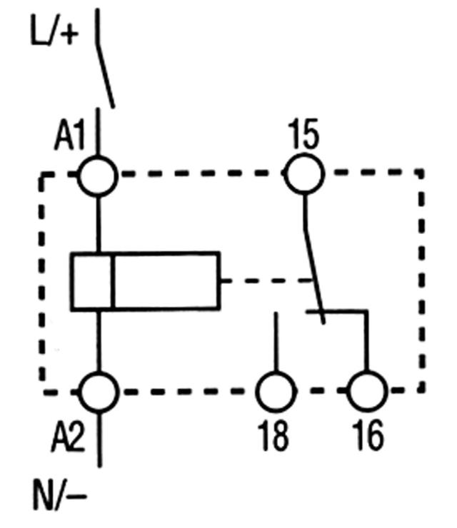 Tidreläer FINDER Tidsområde 0,05s-10h 1CO 5A