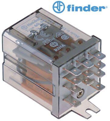 Effect Relay hittar 230VAC 10A 3CO -anslutning Flat Sticks 4,8 mm Laske Fasting