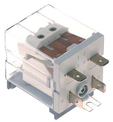 Effect Relay hittar 230VAC 30A 1No Connection Flat Plug 6.3 mm DIN Rail