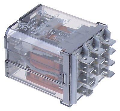 Put-Relay hittar 230VAC 16A 3CO-anslutning Flat Sticks 6.3 mm DIN Rail