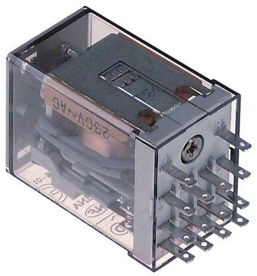 Effektrelä hittar 230VAC 7A 4CO -anslutning F2 250V Socket Anslutning