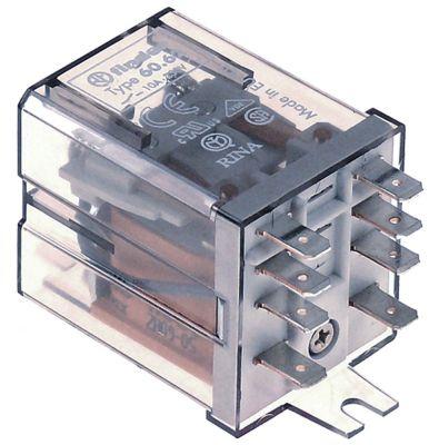 Effect Relay hittar 230VAC 10A 2CO -anslutning Flat Sticks 4,8 mm Laske Fasting