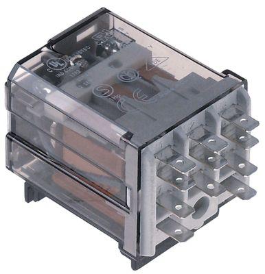 Effect Relay hittar 24VAC 16A 3CO-anslutning Flat Sticks 4,8 mm din-rail