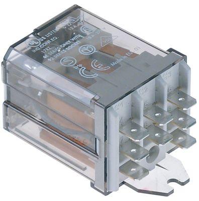Effect Relay hittar 230VAC 16A 3NO -anslutning Flat Plug 6.3 mm flänsdimensioner 36x38x68mm