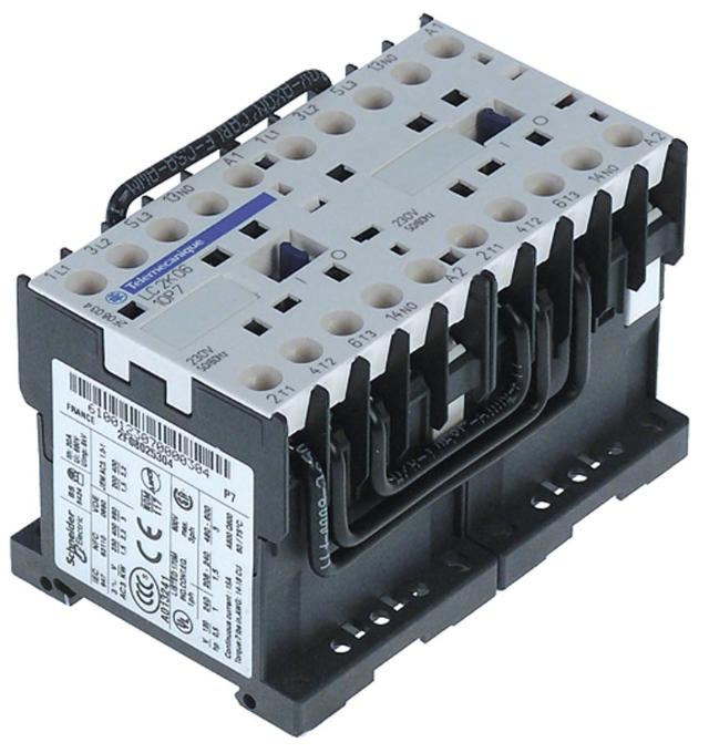 Power Contactor AC1 20A 230VAC (AC3/400V) 12A/5,5 kW Huvudkontakter 2x3no