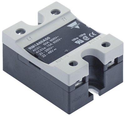 Effektreläfas 1 50A 600V 22-48VDC typ RM1A60A50 L 58mm B 45mm Carlo Gavazzi