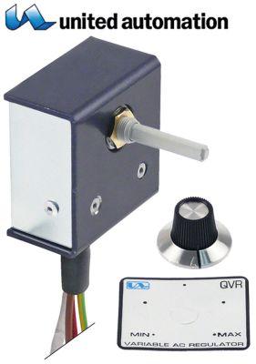 Energireglering 240V 15A QVR Dimmer Kontakträttigheter Vänster axel Ø 5,6x6,4mm