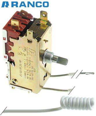 Termostatarbetsyta -6.4 till +3,2 ° C sensor Ø 11mm Känn dig l 30mm kapillärrör 2100mm