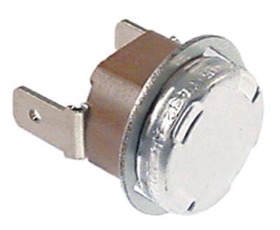 Kontakta termostat la -mm avslöjande temp. 120 ° C 1NC 1-pol 16A-anslutning F6.3