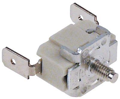 Kontakta Termostat -frånkopplingsstam. 110 ° C 1NC M4 -anslutning F6.3