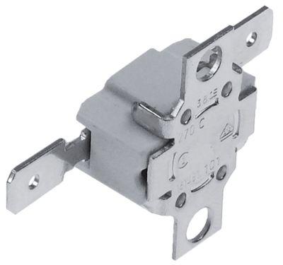 Kontakta Termostat -frånkopplingsstam. 270 ° C 1NC-anslutning F6.3 1-pol