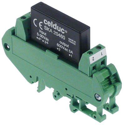 EFFEKT HEMPONER-FASER 1 5A 600V 5-30VDC TYP SKA20460 L 90mm B 12mm Till din-rail celduc