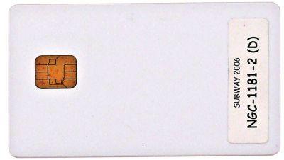 Chip Card Subway Menü Allmänt smartkort