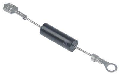 HV-Diode-typ RG404-anslutning F6.3 mm/Øse M4 för mikrovågsugnar