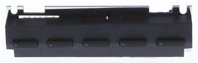 Tangentbordsenhet L 170mm B 32mm svarta nycklar 5 Passar kaffemaskin