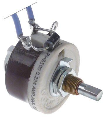 Potentiometer 5KOHM VRIDVINKEL 270 ° Axellängd 19mm Plug -Typ Flatsticks 6,3 mm