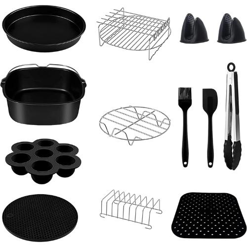 Tillbehörsset till airfryer, 20,5-22 cm - 13 delar