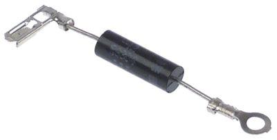 HV-diode-typ RG501-anslutning F6.3 mm/Øse M4 för mikrovågsugn VPE 1 st.