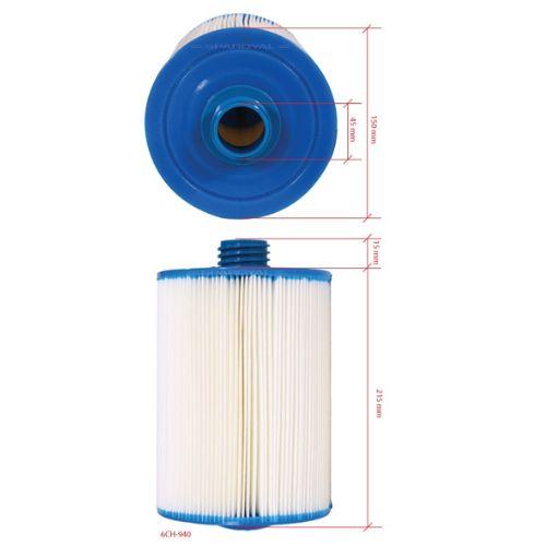 Spa-filter 6ch-940