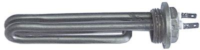 Uppvärmningsläckor 1500W 230V L 150mm skruvflänsanslutning Flat Sticks 6.3 mm Tråd 1 