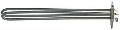 Värmare 2800W 230V L 300mm 3-håls flänsanslutning Flat Plug 6.3 mm Tube Ø 63mm VK 2