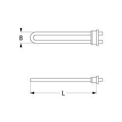 Uppvärmningselement 2700W 220V