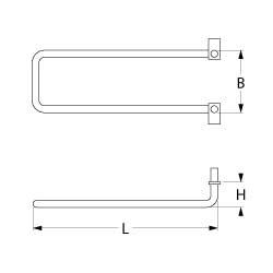 Värmare 900W 230V L 468mm bakugn