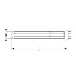 Värmare 3KW 1P 230V ~ Hobart