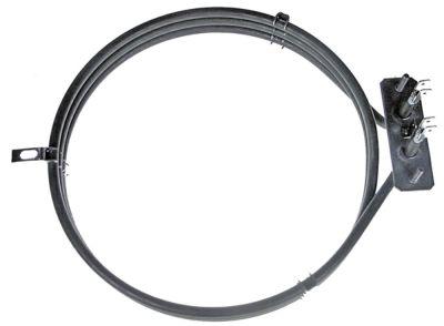 Värmare 2700W 230V L 208mm L1 10mm B1 30mm H1 10mm H2 24mm fyrkantig fläns med gängad bult