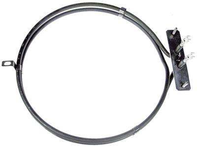 Värmare 2660W 230V L 245mm L1 14mm B1 30mm H1 6mm H2 24mm fyrkantig fläns med gängad bult