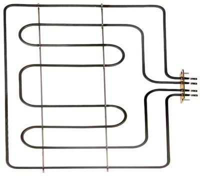 Värmare 2300W 230V L 384mm Bakningsugn GRILLFUNKTION L1 30MM L2 354MM B1 233MM