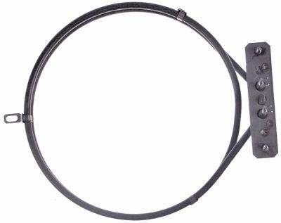 Värmare 1550W 230V L 215mm L1 15mm B1 33mm H1 9mm H2 21mm fyrkantig fläns med gängad bult